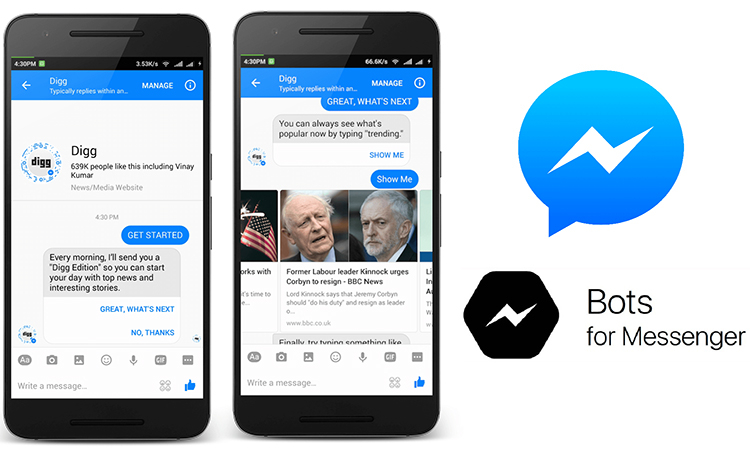 Chatbot Messenger Facebook – Marketing với chi phí 0 Đồng