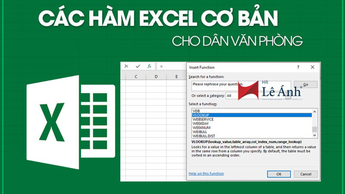 11 Chuyên đề luyện tập về hàm Excel