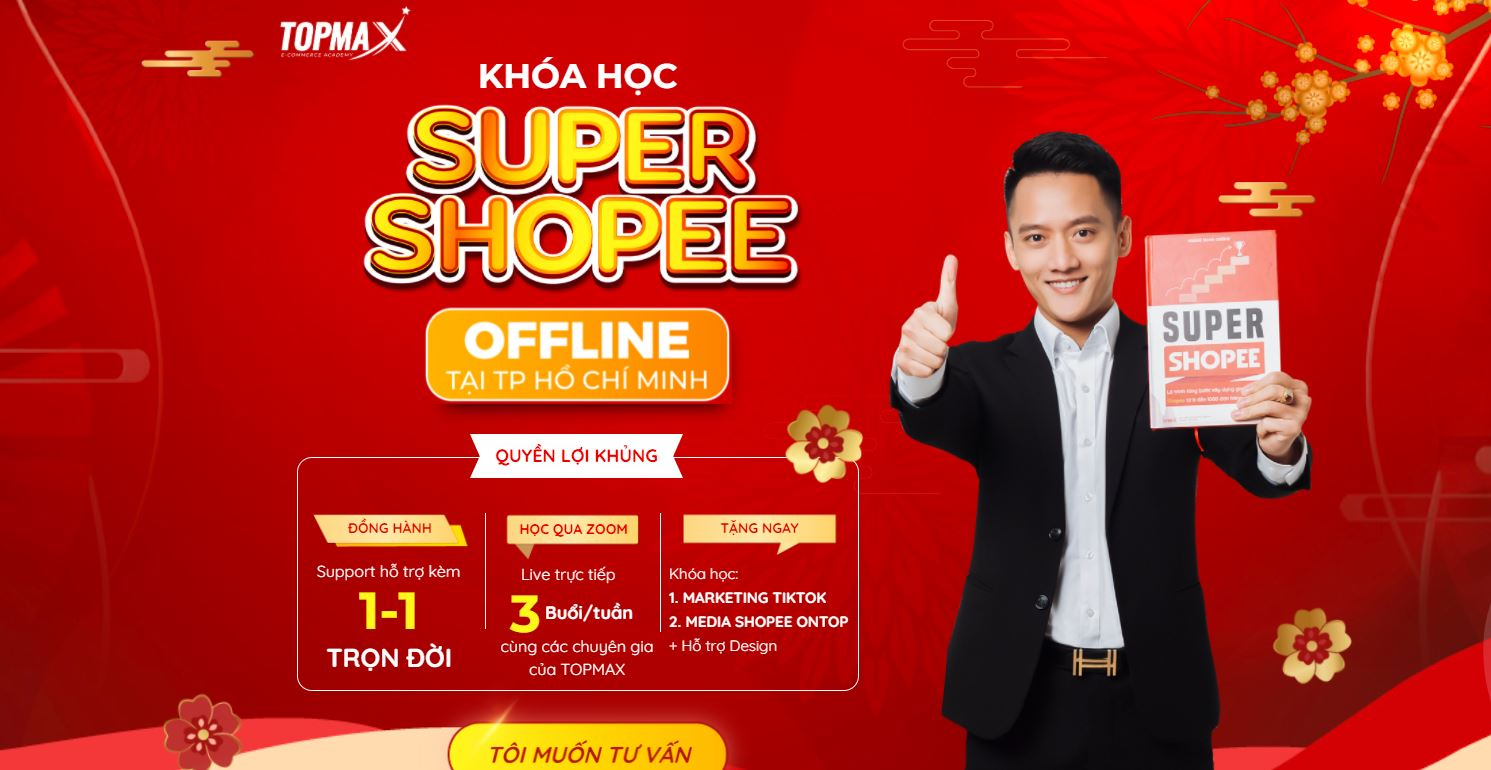 Khóa học Super Shopee 2021 – Hoàng Mạnh Cường