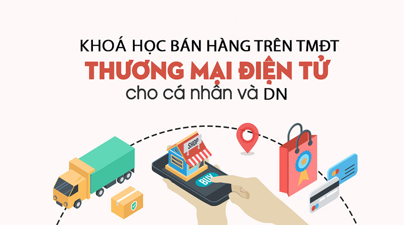 Khóa bán hàng trên các sàn thương mại điện tử