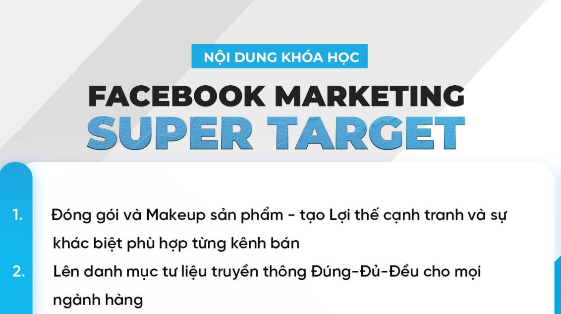 Khóa học Super Content - Super Target