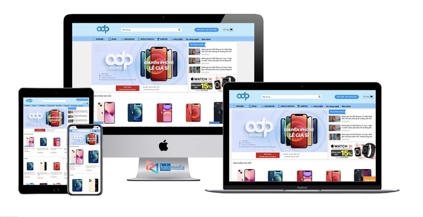 Sở hữu website KINH DOANH, xây dựng web cho KHÁCH HÀNG. Combo 5 Dự án Thực Tế